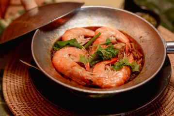 A delicious looking Thai food menu