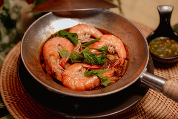 A delicious looking Thai food menu