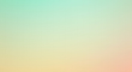 Soft Pastel Gradient Background - Peach and Mint Green Color Blend