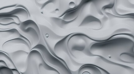 Fototapeta premium Closeup of surface, creating a liquid pattern with a flowing texture and light reflections.