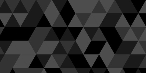 Overlap random vector element modern overlay diamond triangle mosaic paper black and gray low polygon web brochure layer space texture background.	