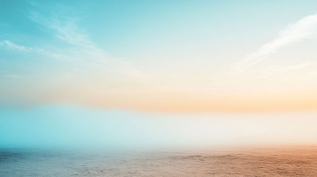 Soft gradient transitioning from coastal fog gray to serene blue mirage tones, evoking calm and coastal atmosphere. Perfect for minimal design, travel branding, or tranquil visual backdrops.
