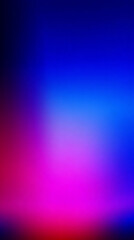Fototapeta premium Vibrant gradient blending cobalt blue and magenta tones, creating a bold and dynamic transition. Ideal for modern design, tech branding, and energetic visual backdrops with vertical composition. 