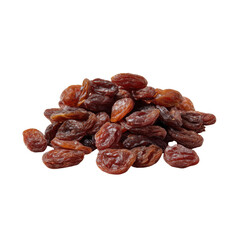 Obraz premium Dried raisin fruit pieces with wrinkled texture and rich brown color, perfect for healthy snacking or baking recipes