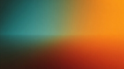 Naklejka premium Smooth gradient background blending steel blue and rust orange tones with a soft transition effect. Modern and abstract color backdrop suitable for design, presentations, or tech visuals.