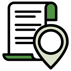 イラストアイコン：位置情報ファイル	
