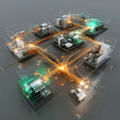 SAP software business. Enterprise management. Enterprise management. Integration analytics. 3D network view of SAP systems for operational analysis