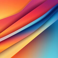 Vibrant abstract design featuring smoothly blended colors and dynamic shapes in a creative composition