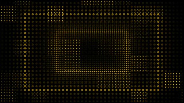Seamless looping halftone background animation . Rectangle halftone background and dots , Abstract wavy halftone background animation .