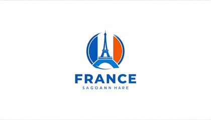 French Landmark Logo