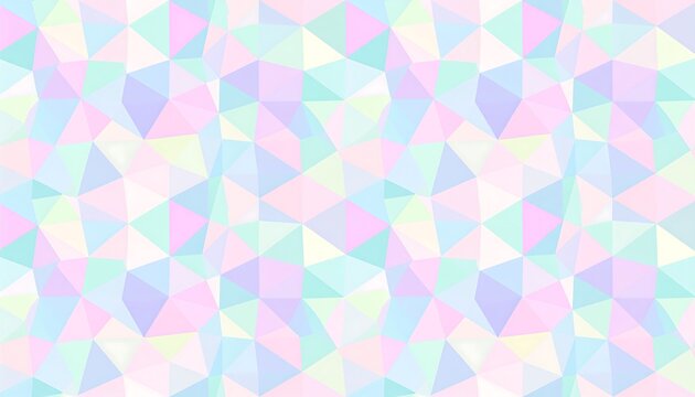Pastel triangular geometric pattern