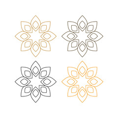 Natural Ayurveda Massage Spa Resort Logo Sign Symbol
