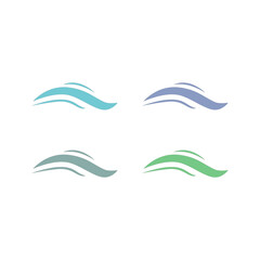 WATER SPLASH SIGN SYMBOL LOGO VECTOR
