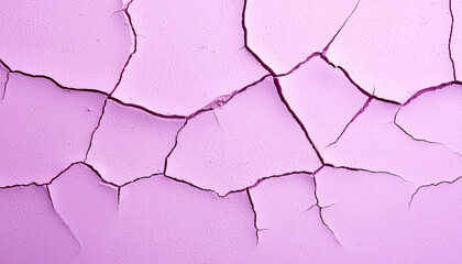 Cracked pale lavender wall texture with soft matte finish showing irregular broken patterns and fine details
