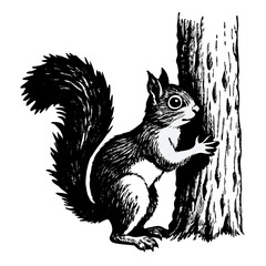 squirrel with nut