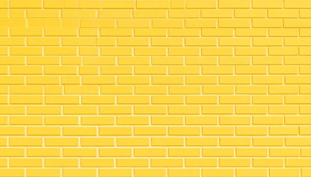 Uniform yellow brick wall (1)