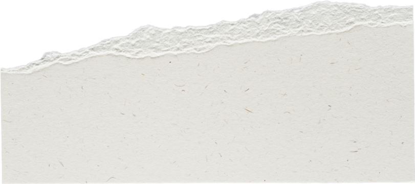 Beige Textured Ripped Craft Paper Piece