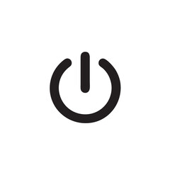 Isolated on a white background, a shiny round power button symbolizes the start or stop of technology with its universal on/off icon design
