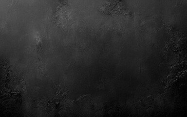 Black wall texture rough background dark concrete floor or old grunge background with black. Minimal black background. 
