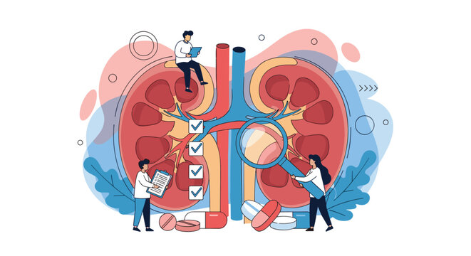 Understanding kidney health and function through medical research and analysis