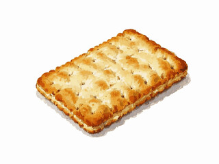 Warm Bite Bloom Chocolate Chip Muffins isolated watercolor vector illustration svg