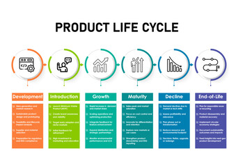 Product Life Cycle Assessment Infographics