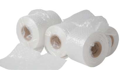 Buy bubble wrap rolls for packaging fragile items shipping supplies and moving protection online cheap price isolated on tranparent background