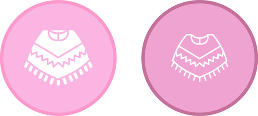 Poncho Vector Icon