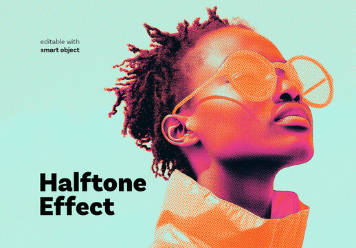Halftone Photo Effect