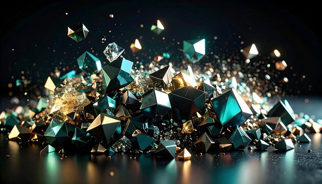 Abstract geometric explosion (1)