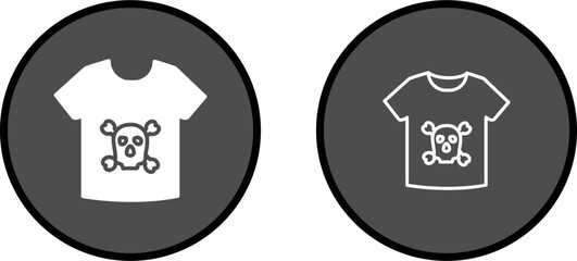 Pirate Shirt Vector Icon
