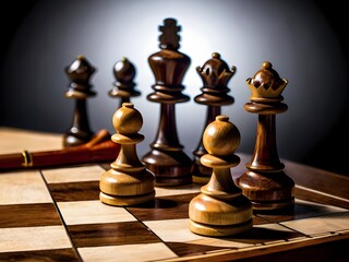 chess pieces on a chessboard
