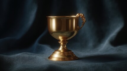 Elegant gold trophy design for prestigious award ceremonies and celebrations