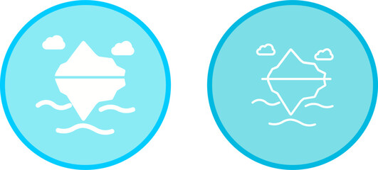 Iceberg Vector Icon