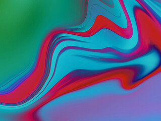 Abstract colorful fluid shapes with flowing lines and gradient background