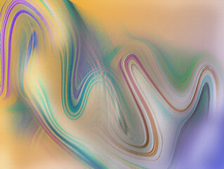 Abstract colorful fluid shapes with flowing lines and gradient background