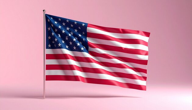 American Flag Waving Proudly During National Holiday Ceremonies

 - Powered by Adobe