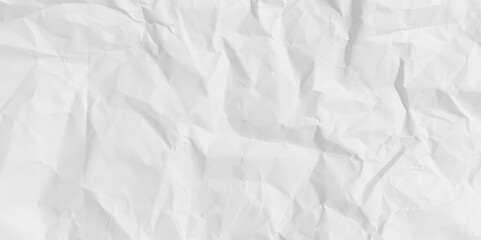 White crumpled paper for background. Vector illustration.