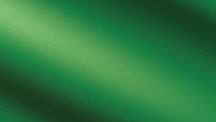 Green foil texture with dark and light striped pattern and glossy glass effect. Abstract vector background.