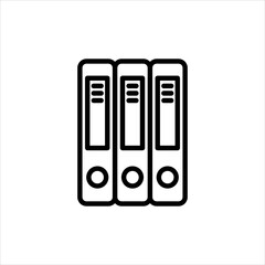 cute black and white document page paper folder icon