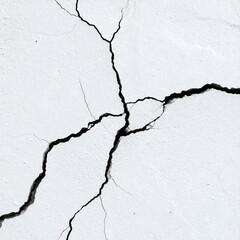 Cracked white wall (6)