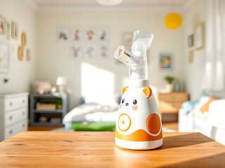 Nebulizer with background child room
