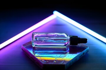 colorful plastic bottles