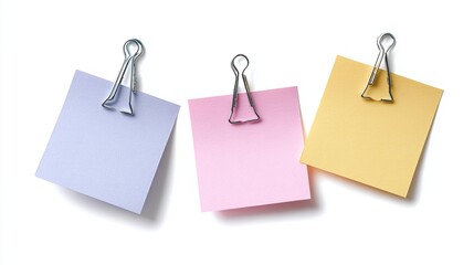 note paper with clip
