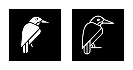 Kingfisher Vector Icon