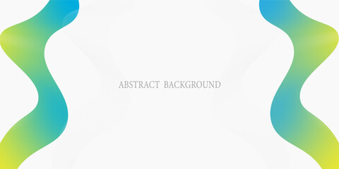 Abstract blue and yellow gradient lines on white background. Creative lines. Modern design. Suit for poster, banner, brochure, cover, flyer, book, business, website