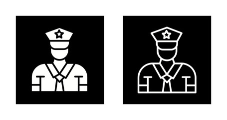 Security Guard Vector Icon