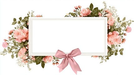 Obraz premium framework for photo or congratulation