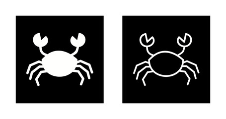 Crab Vector Icon