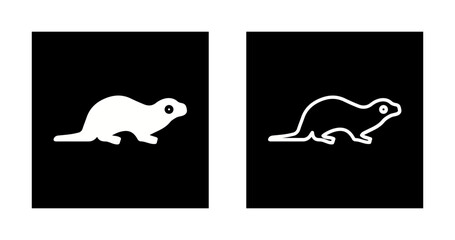 Sea Otter Vector Icon